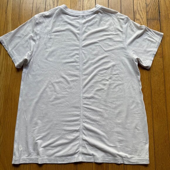 Lululemon Size 4 White Pima Cotton All Yours Short Sleeve Crewneck T-Shirt Top - Picture 12 of 14